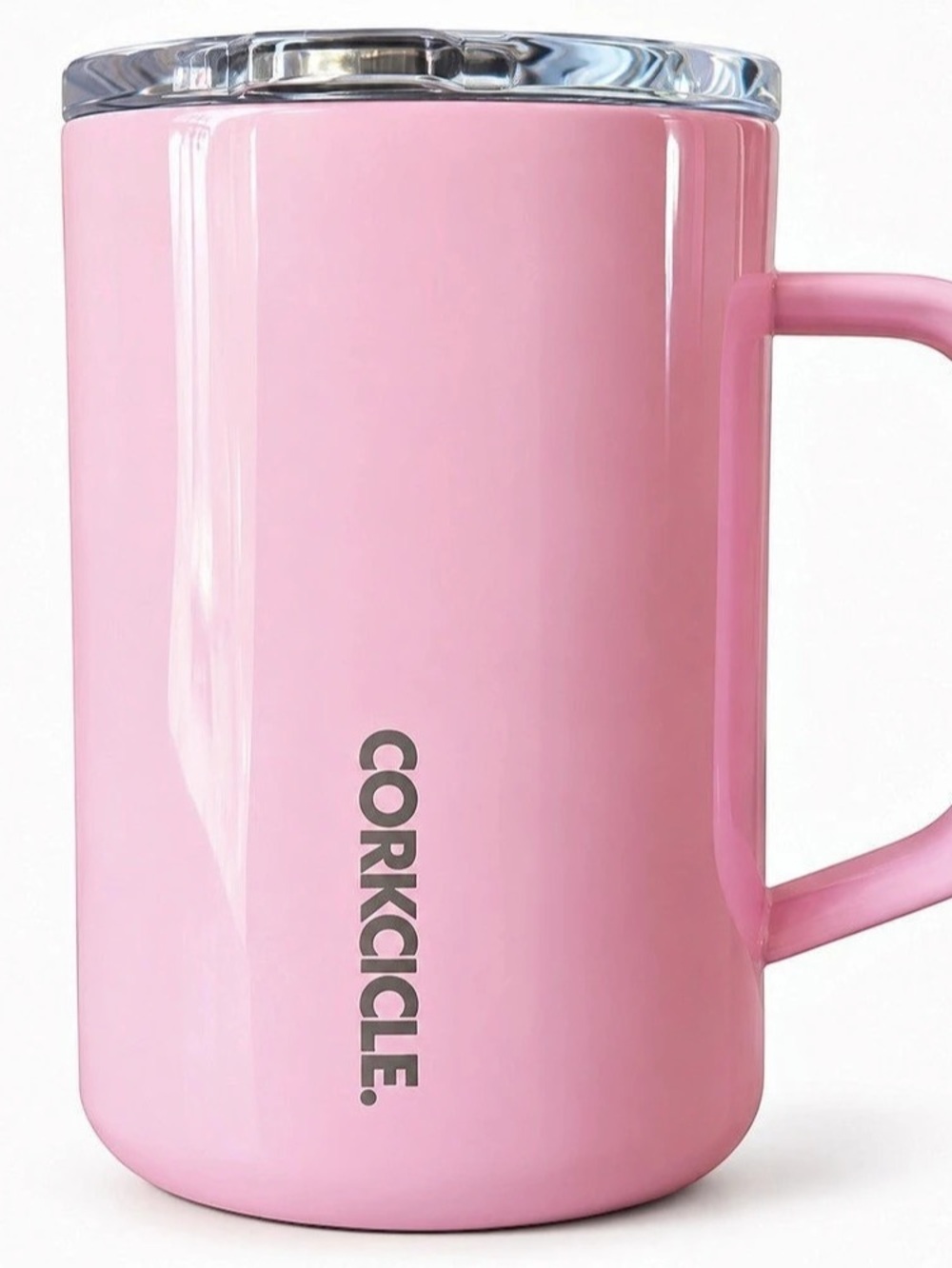 Corkcicle Coffee Mug 16 oz Pink Insulated Travel Mug